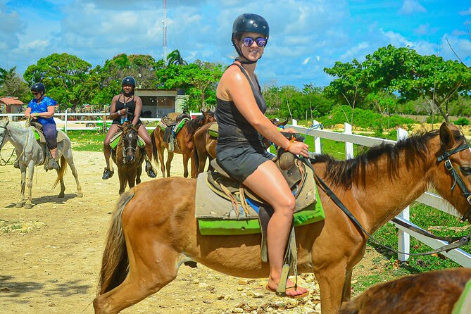 4 on 1 Tour. (Included Buggy, Zip lines, Horseback & Atabey Park) - Zip lines and the Anamuya segment above Palo Amargo
