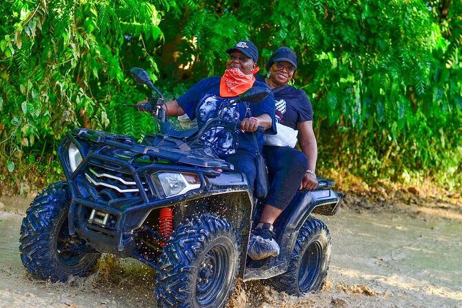 Adventure:4x4 ATV Cave and Dominican Culture At Punta Cana - Stop #1: Macao Beach, Resort-Free Feel, and the Swimming Break