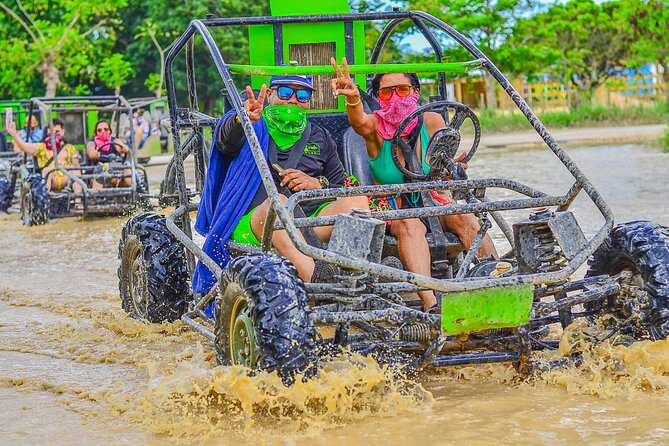 ATV and Buggy Excursion 4x4 in Punta Cana - The cenote ride to Los Hoyos del Salado: cool water after dirt trails