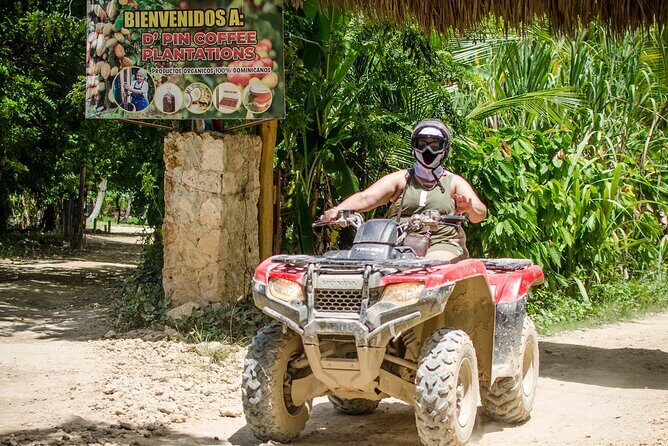 ATV off road adventure with water cave, beach and coffee tasting - A 3-hour ATV plan: trails, cenote water, and a Macao Beach finish