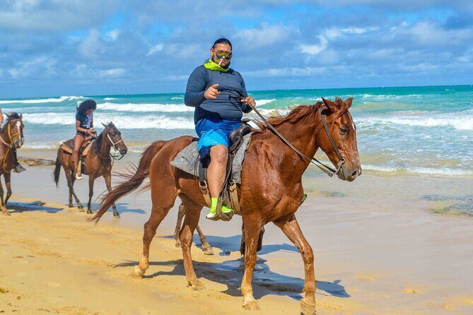 Beach Sunset on Horse Riding in Punta Cana(Private Option) - A working plantation stop: Coffee, cacao, and local drinks