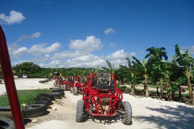 Buggies Half Day Experience and Cenote - Stop 1: Macao Beach swim time is short, so plan like a sprinter