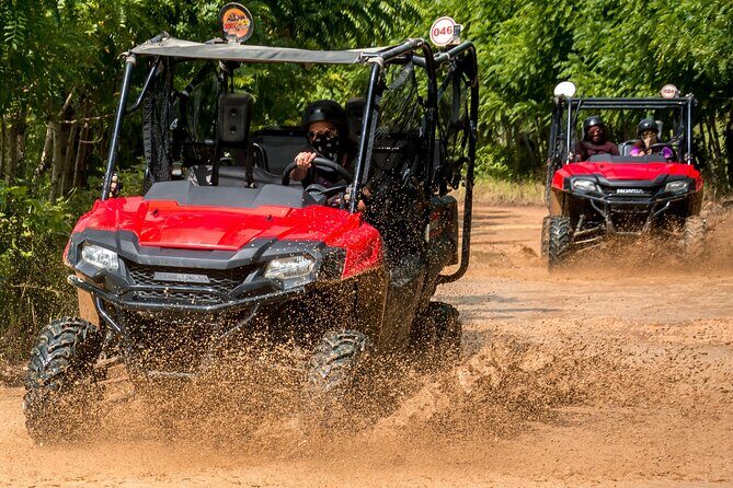 Buggy Adventure with Cenote, Waterfalls & Dominican Lunch - Off-road jungle tracks and the abandoned mine racetrack