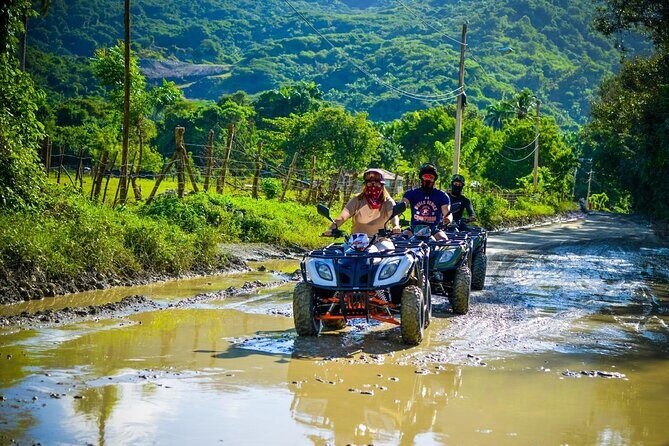 Combo : ATV Adventure with City Tour in Puerto Plata - Central Park and the Street of Parasols Photo Loop
