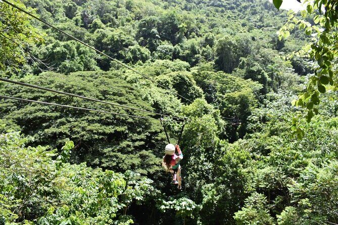Damajagua Waterfalls, Zipline with Lunch and Transfer - Zip lines over the canyon: what 5 rides really gives you