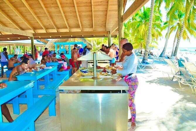Day Trip to Saona Island with Lunch and Open Bar - Lunch on the beach: Dominican comfort food, not a sad buffet