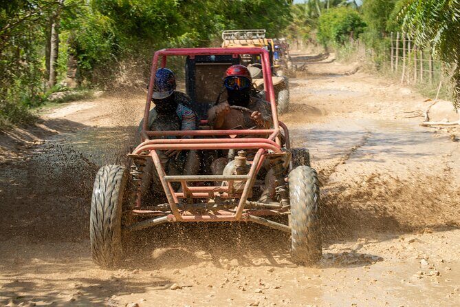 Dune Buggie Tour + Breef Safari + River Cave and Macao Beach - Macao Beach Swim Time: Popular, But Still Feelable