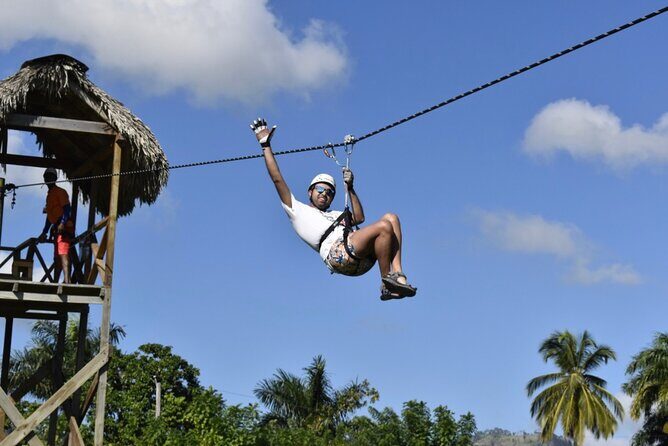Eco Aventure Park+ Zipline+Horseback Ride+Buggy - Macao Beach cool-down: a short bath to end the loop