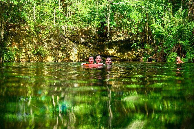 Eco Exploration: Golf Cart Adventure and Catamaran Cruise - Caribbean Sea catamaran cruise: natural pool and open bar