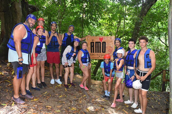 Excursion in Damajagua 7 Waterfalls Taino Bay and Amber Cove - The seven waterfall route: jumping, swimming, and sliding levels