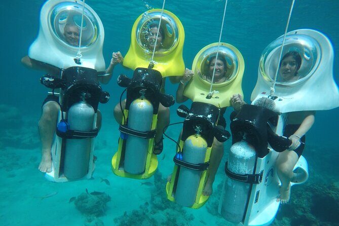 Experience a Submarine Scooter with ScubaDoo Punta Cana - What a submarine scooter experience really feels like
