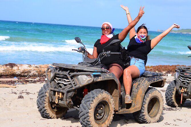Extraordinary ATV and Buggy Adventure in Punta Cana - Macao Beach stop: cliffs, calm vibes, and practical swim time