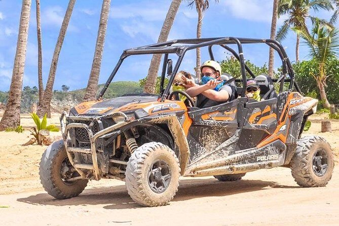 Family Polaris - Suzuka Tours Punta Cana - The Macao Beach swim stop: short, scenic, and actually timed
