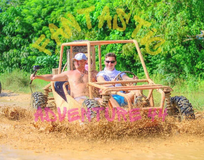 From Bávaro: Buggy Tour to Macao Beach+Cenote - The ranch end stop and the photo moment