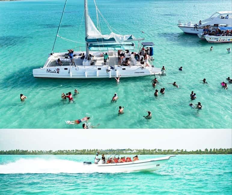 From Bayahíbe: Saona Island Catamaran Cruise with Buffet - 2.5 Hours on Saona Island: Beach Time, Buffet, and Seating