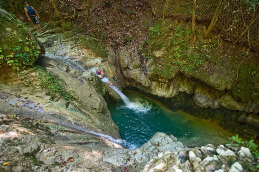 From Puerto Plata: Triple Adventure Tour - From Puerto Plata to Damajagua: water, horses, and zip lines in one 8-hour block