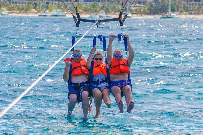 From Punta Cana: Amazing Activity Parasailing Hotel pickup - Punta Cana parasailing, done in a small group