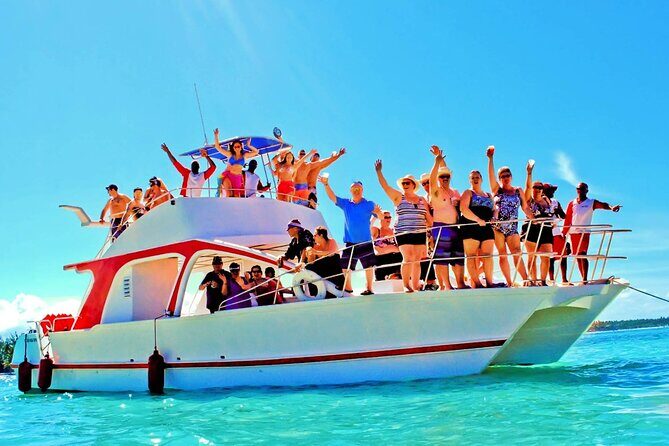 From Punta Cana: Party Boat + Snorkeling Live Music Drink Open B - The open bar party boat vibe (without losing the relaxed feel)