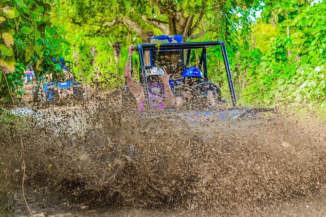 Half-Day Buggy Tour to Water cenote and Macao Beach in Punta Cana - Macao Beach Under the Limestone Cliffs: Sand, Waves, and a Proper Finale