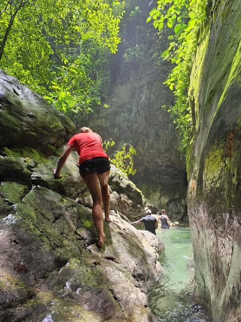 Hiking Tabernacle Thundering Waterfall - Your 8-hour rhythm: van, hike-swim route, lunch, return