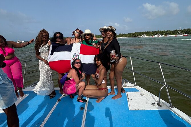 Hip Hop adult only Party Boat with Unlimited drinks and Sandbar - Natural pool swim: calm water, photos, and that in-between break