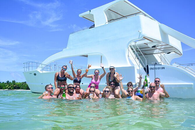 Hip Hop Party Boat & Snorkeling Punta Cana - Adults Only - Natural pool time with a floating bar: the best part to linger