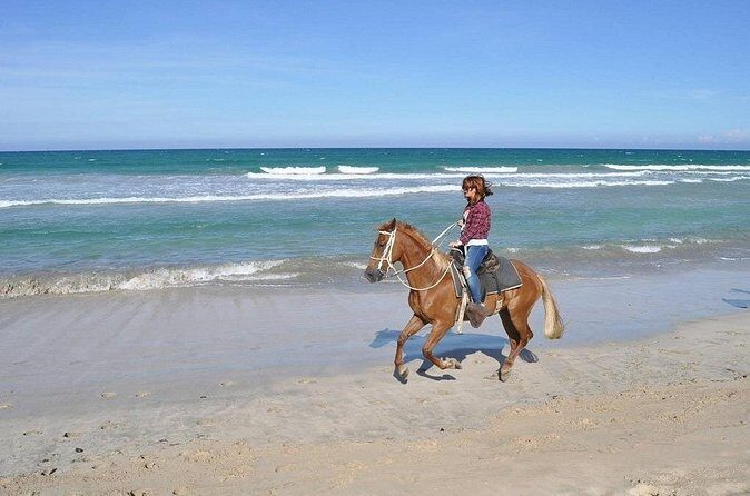 Horse Riding Experience through El Limon Beach - The first miles: riding through a Dominican village