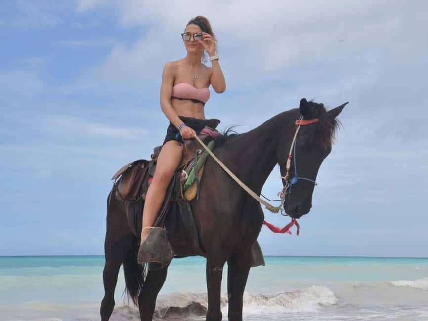 Horseback Riding Macao Beach Experience Paradise onHorseback - Arriving at Playa Macao: gold sand, Atlantic views, and a swim break
