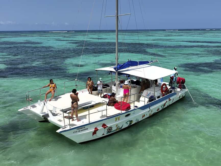 Luxury on the Water: Exclusive Catamaran Tours in Punta Cana - Natural ocean pool: the sandbar relaxation with a floating bar