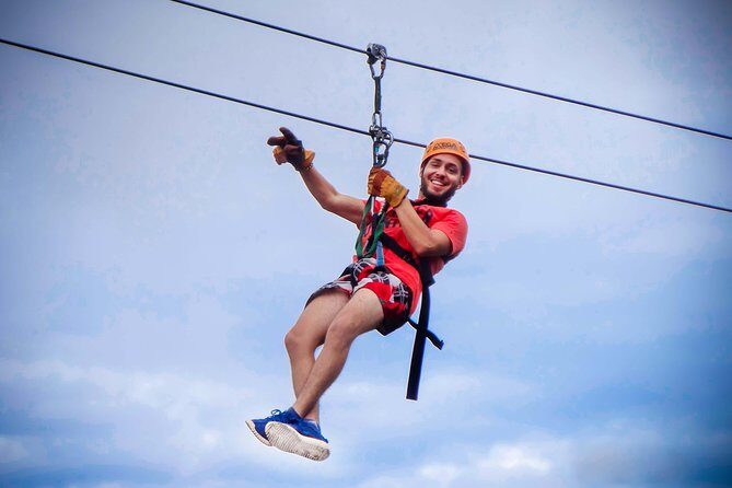 Mega Adrenaline - Seven-line zipline run over jungle and a river crossing