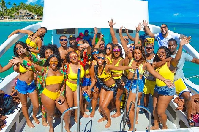 Morning Private Party Boat with Water Slide Open Bar and BBQ - Morning Catamaran Fun From Cortecito Beach (What the Day Feels Like)