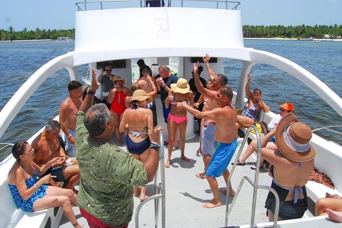 Morning Private Party Boat with Water Slide Open Bar and BBQ - Stop 2: Natural Swimming Pool and the Water Slide Safety Rule