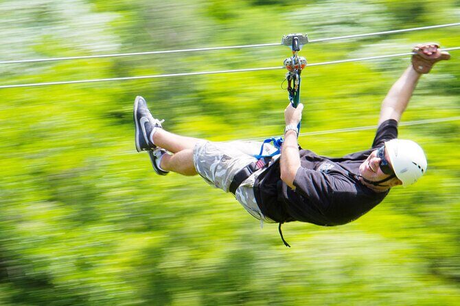 Mountain Zipline Half Day Adventure from Punta Cana - Two Adventures in One: Zipline Canopy + Jurassic Park Cowboy Trail