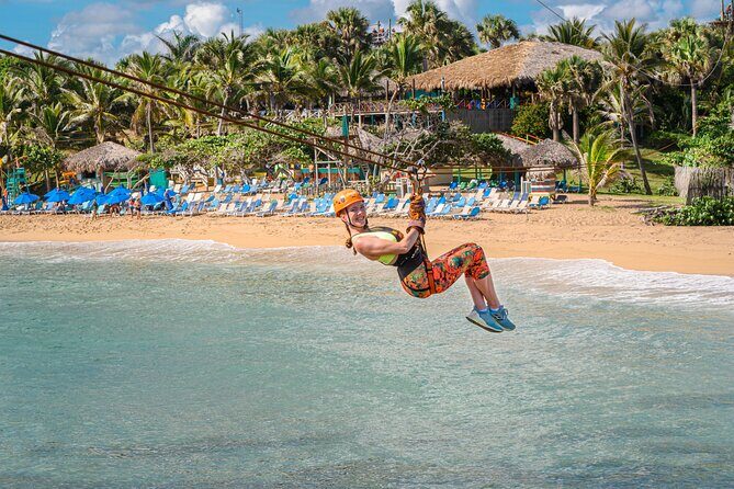Ocean Zipline Adventure in Puerto Plata at Coconut Cove Beach - Non-Motorized Watersports and Included Extras