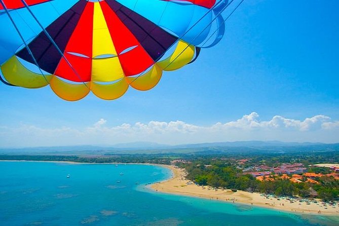 Parasailing in Punta Cana - Punta Cana From 500 Feet Up: The Big Views Portion