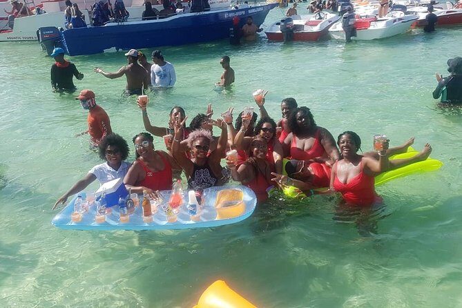 Party Boat in Punta Cana - Booze Cruse - Stop 1 at Bávaro Beach: Crystal Water Time and a Classic Resort-Coast Vibe