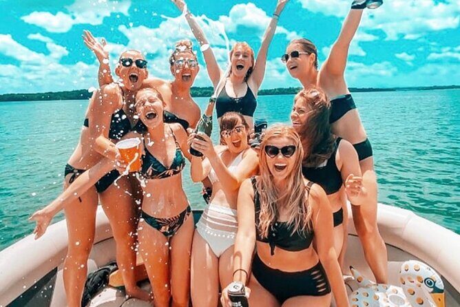 Party Boat Tour in Punta Cana - Stop three: the natural pool party with music and unlimited drinks