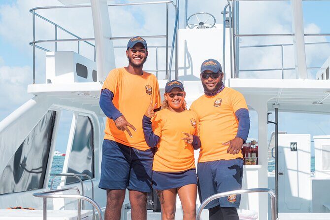 Private, All Inclusive, Double-Decker Catamaran in Punta Cana - On-board fun beyond swimming: slides, beach time, and keeping kids happy