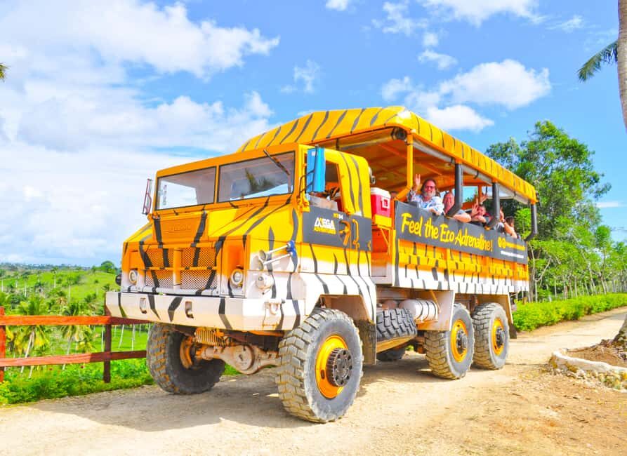 Puerto Plata: Zip Line, Horseback Riding, & Waterfall Combo - Six Zip Lines: Harness Fit, Stairs, and That Fast-Flight Feeling