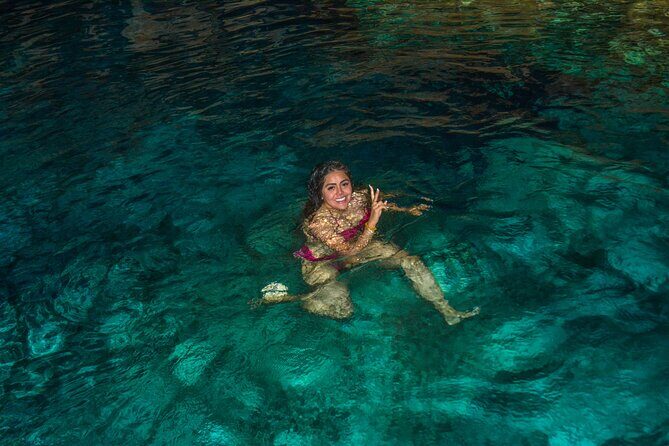 Punta Cana: 4 Hours Tour in Cueva Playa Horseback Riding - The cenote stop: when you get to actually swim