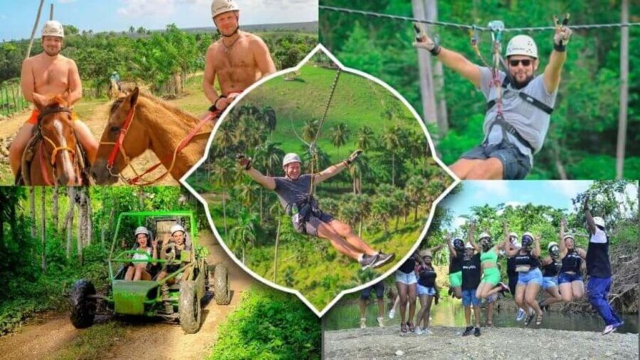 Punta cana 6-in-1: Buggies/Ziplines/Horses/Culture - Pickup from Punta Cana and how the timing works in real life