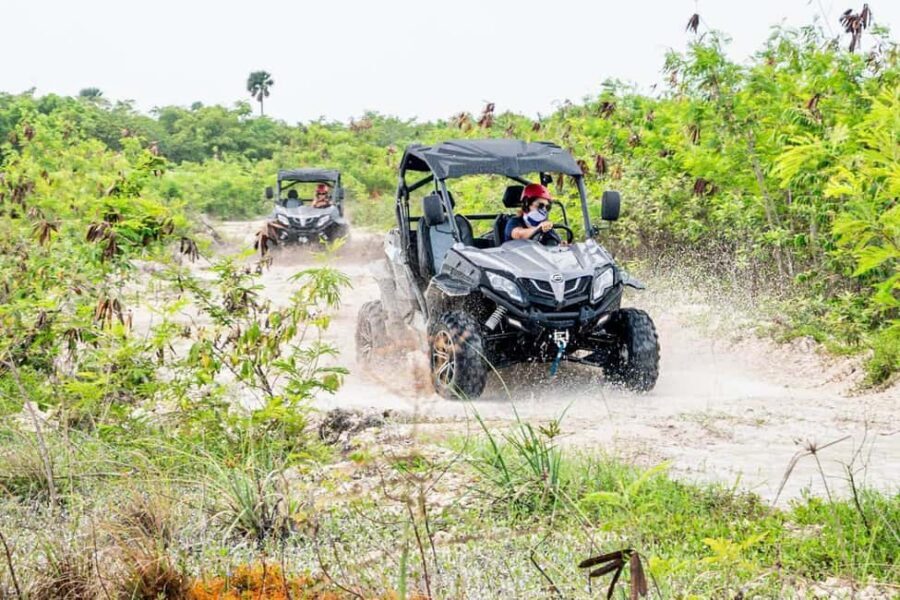 Punta Cana Aqua Karting, Buggy, Adventure Jet Ski and more - Zipline Splash over the Caribbean lake (200 meters)