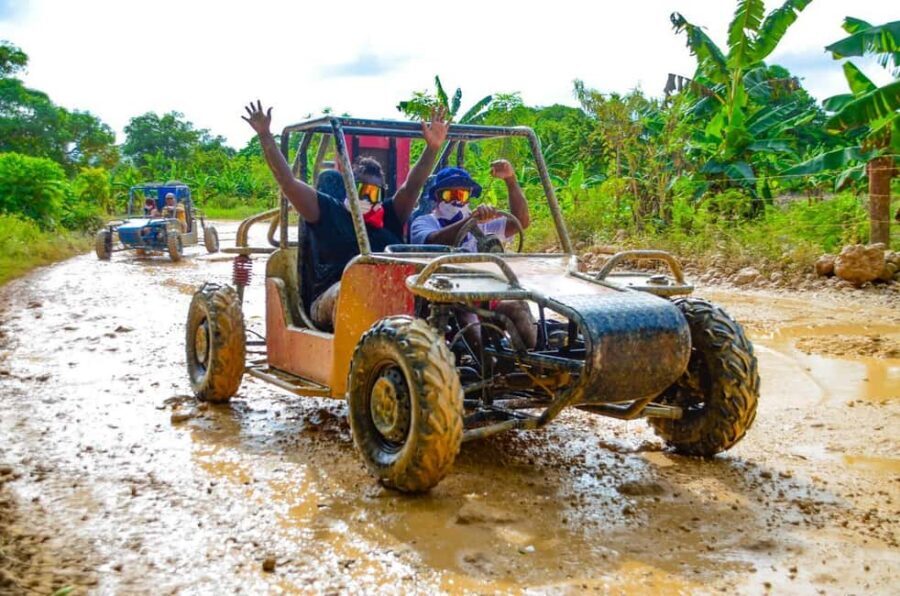 Punta Cana: Buggy ride to Macao Beach and Natural Cave - Pickup and the van ride: expect a resort loop