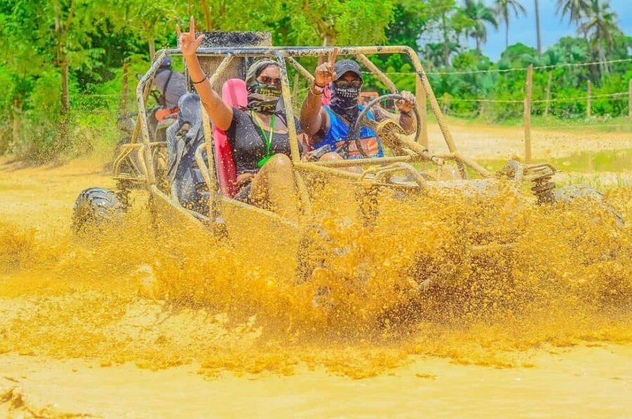Punta cana : buggy tour - The off-road drive: muddy roads, dust, and real fun