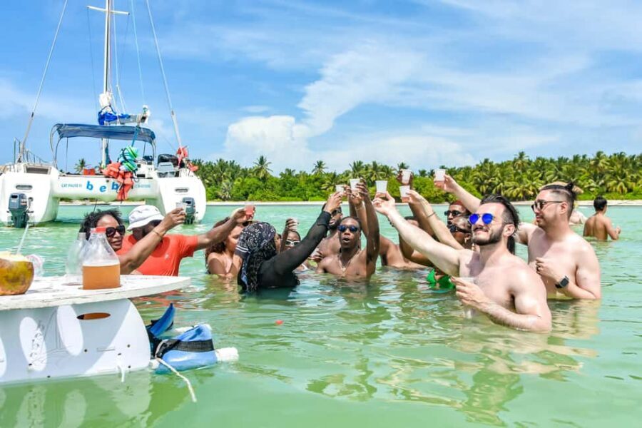 Punta Cana Catamaran Party Boat (Adults Only) - From hotel pickup to catamaran check-in without stress