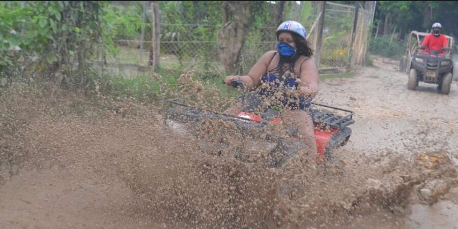 Punta Cana : Done Buggy Excursions AtV /cenote on the Beach - Cenote Indigenous Springs: Turquoise Water Under Ground
