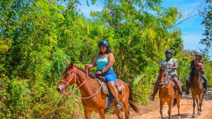 Punta Cana Horseback Ride at Macao Beach. - Getting there: pickup from Bávaro, Punta Cana, Uvero Alto, and Cap Cana hotels