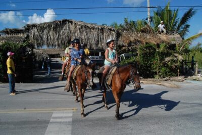 Punta Cana Horseback Riding on the Beach - At the Stables: Orientation, Helmet Use, and Getting Mounted