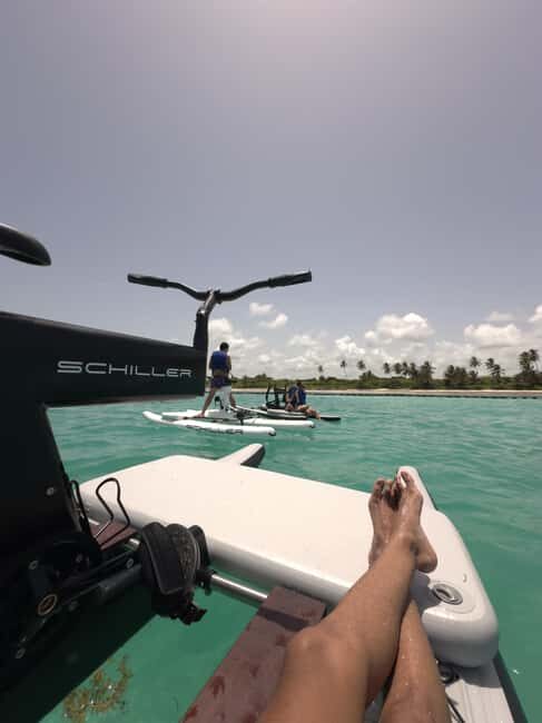 Punta Cana Luxury Snorkel & Beach Club Day at Playa Blanca - Waterbike first: the fun part that sets the tone