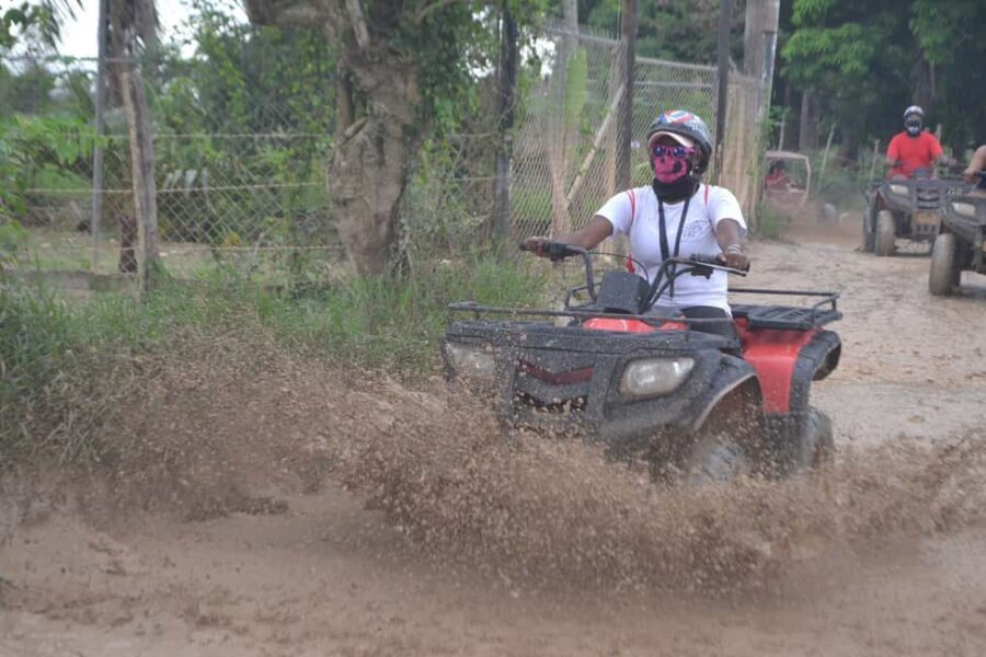 Punta Cana Off-Road 4x4 ATV: Beach,Cave Dip & Mamajuana Shot - Pickup and getting set up (so you don’t waste daylight)